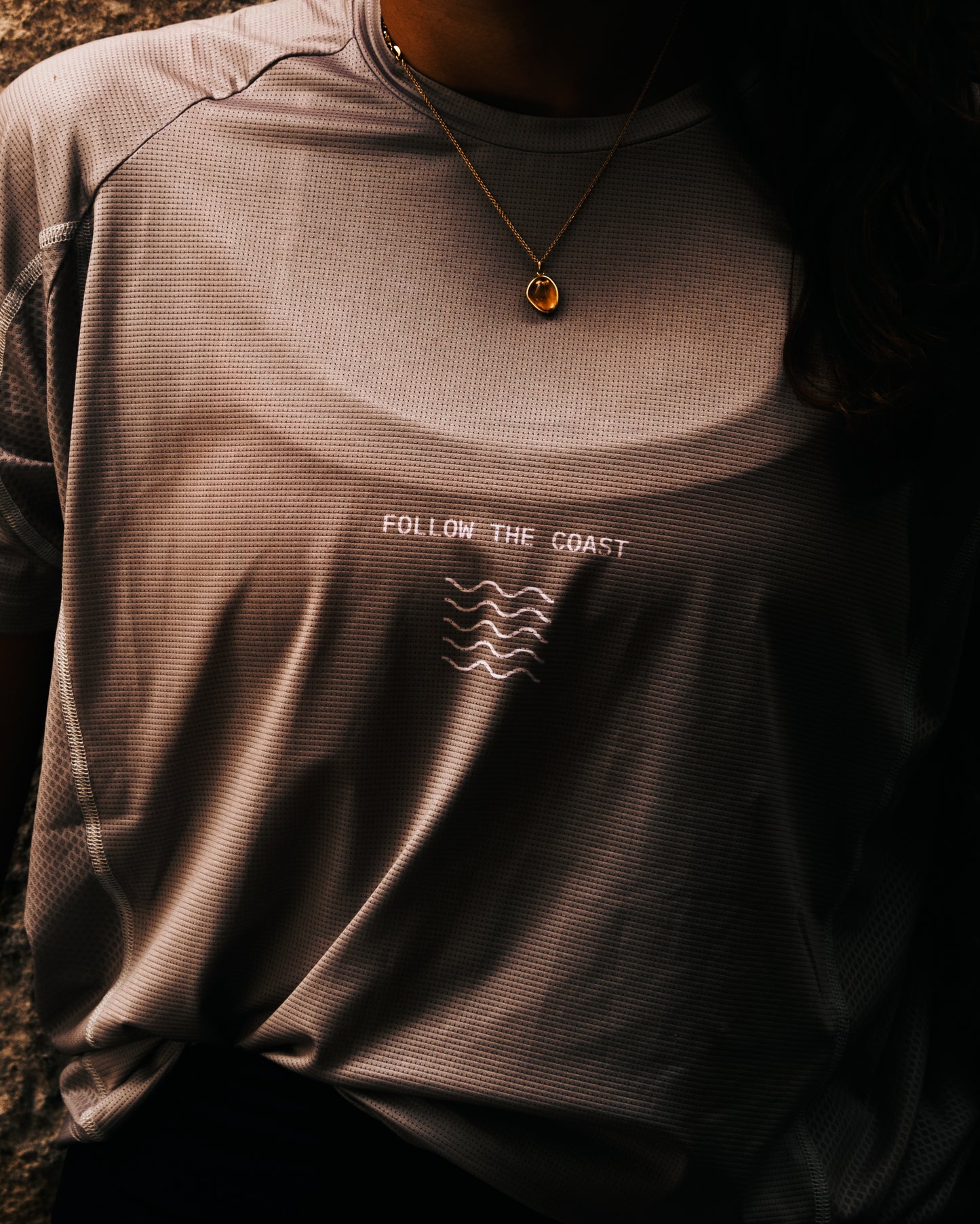 Short Sleeve Running Shirt Grey